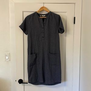 Bridge & Burn Mariam Navy Twill Dress Mini MIDI Dress